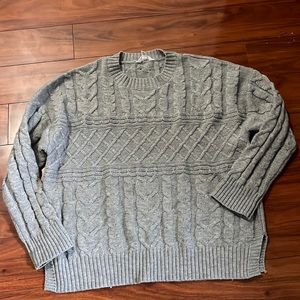 Gray sweater